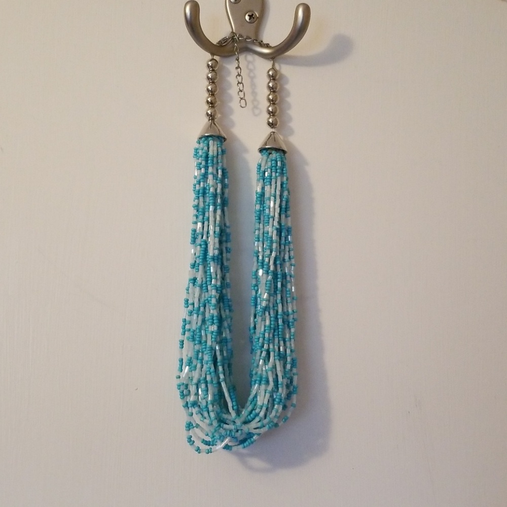 Turquoise beaded necklace